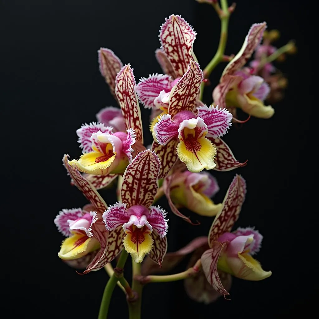 Orquídea nativa en floración